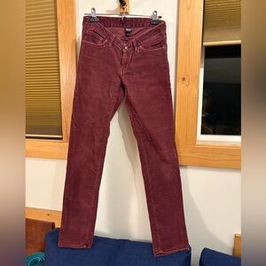 Patagonia Maroon Corduroy Pants